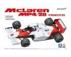 Aoshima 08191 Mclaren Mp4/2B ’85 Monaco Gp 1:20
